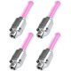 thumbnail image 3 of 4 Uds. Luces de rueda, tapa de válvula de neumático, luz para coche, bicicleta, motocicleta (rosa), 3 of 4