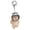 A, variant on Helmeted Bear Keychain Fashionable Plush Toy Pendant Keyring Bag Accessory Collectible Figurine Backpack Decoration