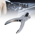 thumbnail image 1 of Hole Puncher, Zinc Alloy Single Hole Punch Handheld Heavy Duty Hole Puncher, Easy to Clean Portable Plastic Bag Punch for Thin Film PE Bag Plastic Bag OPP Bag PVC Bag Paper, 1 of 7