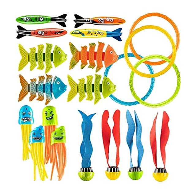 Tholdsy Exquisito juego de juguetes de buceo para manualidades, para niños, entrenamiento de coordinación ojo-mano, juego de piscina Type2 NO2