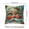 thumbnail image 4 of Fenyluxe Pink Santa Pillow Covers, Pink Christmas Pillow Covers, Outdoor Christmas Pillow Covers, Christmas Pillow Cases, Christmas Pillows Decorative Throw Pillows- Pink Hats Santa ,Set of 2  White, 4 of 7