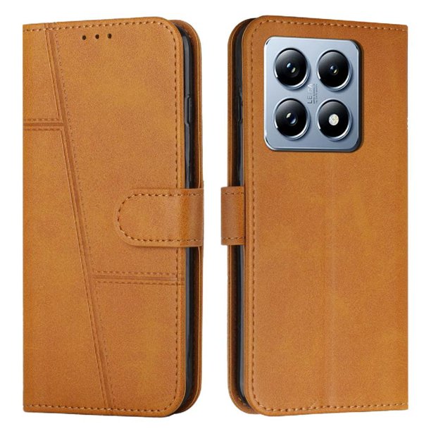 Funda Flip para FOXDOCK Xiaomi 14T Pro – Carcasa delgada y resistente a impactos con soporte para uso diario y profesional