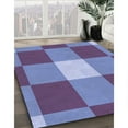 thumbnail image 2 of Ahgly Company Indoor Square Patterned Sky Blue Dress Blue Area Rugs, 8' Square, 2 of 6
