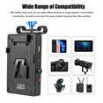 thumbnail image 2 of Adapter,V Mount Lock Battery Adapter D-tap Output Arm 8v/12v/15v Adjustable Arm Pd With 15mm Rod Clamp Adjustable Adapter Plate 65w Pd Battery Plate 15mm Rod Plate V Eryue Buzhi, 2 of 7