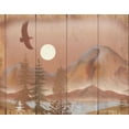thumbnail image 2 of Wargo, Ed 14x12 Black Ornate Wood Framed with Double Matting Museum Art Print Titled - Full Moon I, 2 of 4