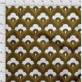 thumbnail image 3 of oneOone Cotton Poplin Dark Olive Green Fabric Block Quilting Supplies Print Sewing Fabric By The Yard 42 Inch Wide, 3 of 4
