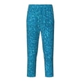 thumbnail image 2 of Disketp Blue Glitter for Teenagers' Pajama Pants ,Lounge Pants Teen joggers Ideal for Home, School, or Sports-XS(5-6), 2 of 6