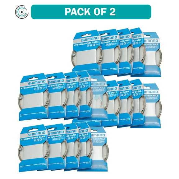 Shimano MTB/Road Brake Cable 1.6 x 2050mm Box/10