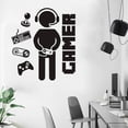 thumbnail image 2 of Pegatinas de pared con diseño de juego Eat Sleep, póster con letras, murales para dormitorio de niños, sala de juegos, decoración del hogar, 2 of 4