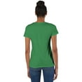 thumbnail image 2 of Champion Women's Ringspun Cotton T-Shirt - KELLY GREEN - M, 2 of 3