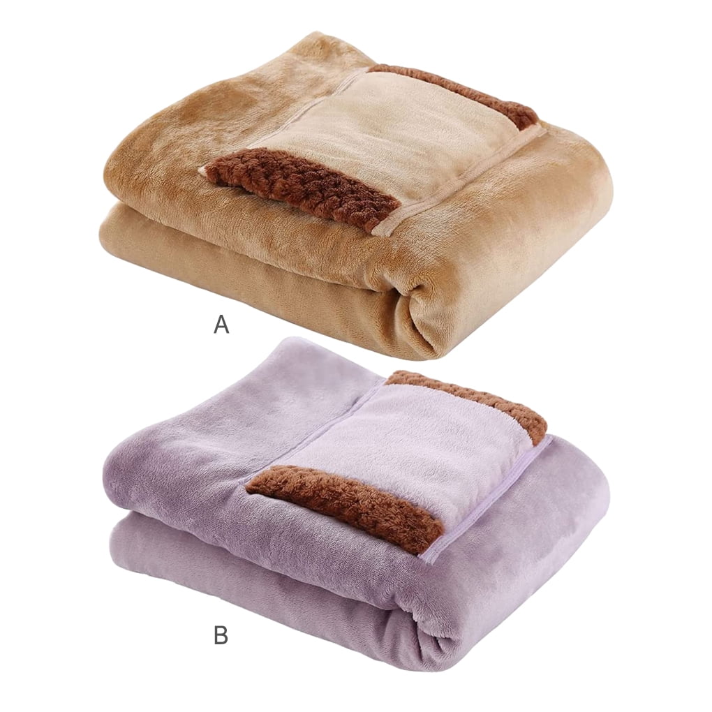Redempat USB Electric Blanket Flannel Heating Pad Thermal Warmer Portable Home Dorm Office Sofa Shoulder Hand Foot Warm Mat Light Tan Walmart