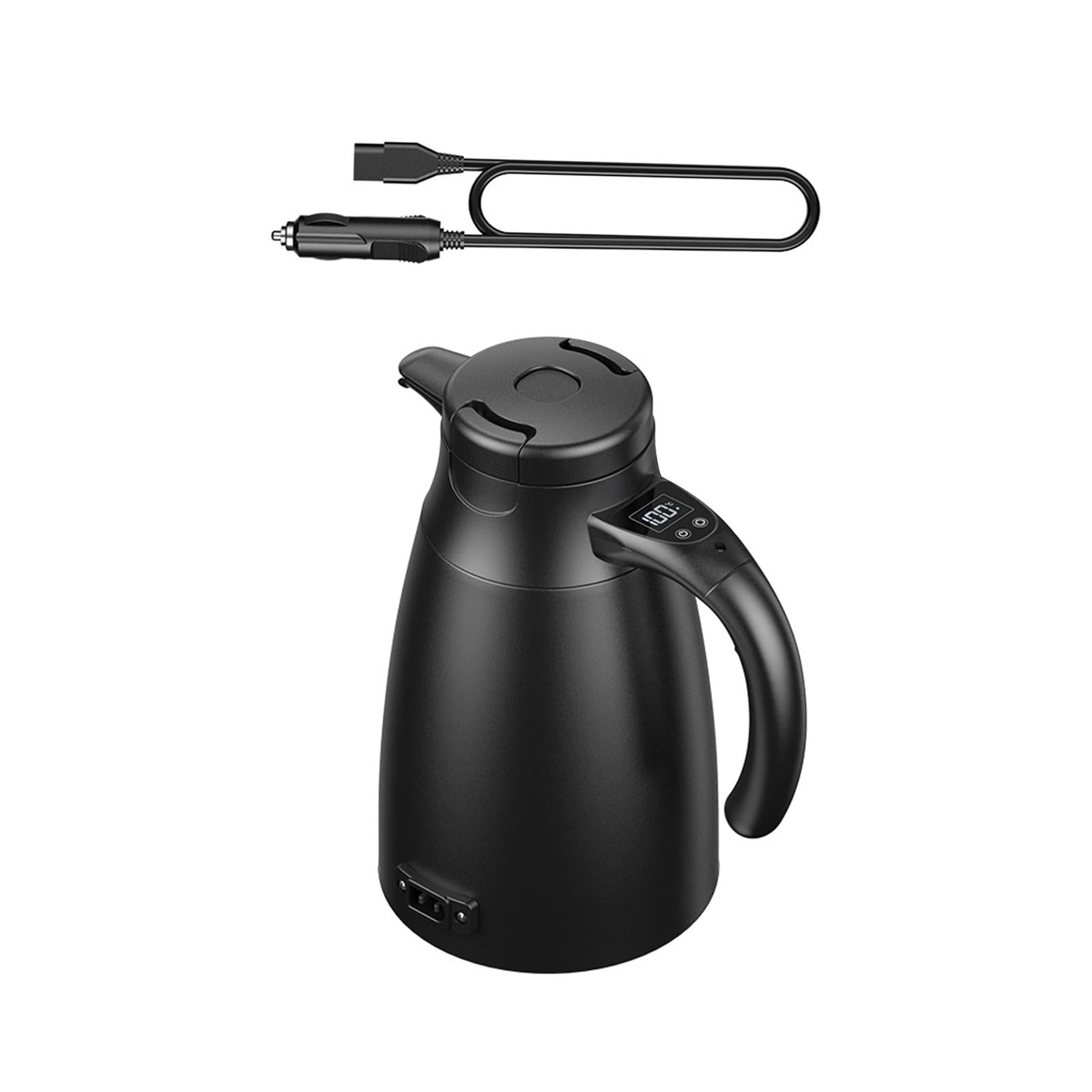 TISHITA Car Kettle Boiler Stainless Steel Hot Water Bottle Car Coffee Warmer Water Boiler Car Electric Kettle 12 V 24 V