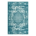 thumbnail image 2 of Unique Loom Richmond Collection Area Rug - Medallion (5' 3" x 8' Rectangle Turquoise/Ivory), 2 of 6