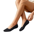 thumbnail image 2 of Neewe No Show Socks Womens, Non Slip Low Cut Thin Silky Dressy Footies Liner Invisible Socks Flats Loafers Sneakers, 2 of 5