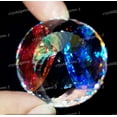 thumbnail image 7 of 110 Ct Synthetic lab-Created Mystic Opal Round Shape Lab Grown Pendent Size Multi-Color Mystic Opal Loose Gemstone, 7 of 7