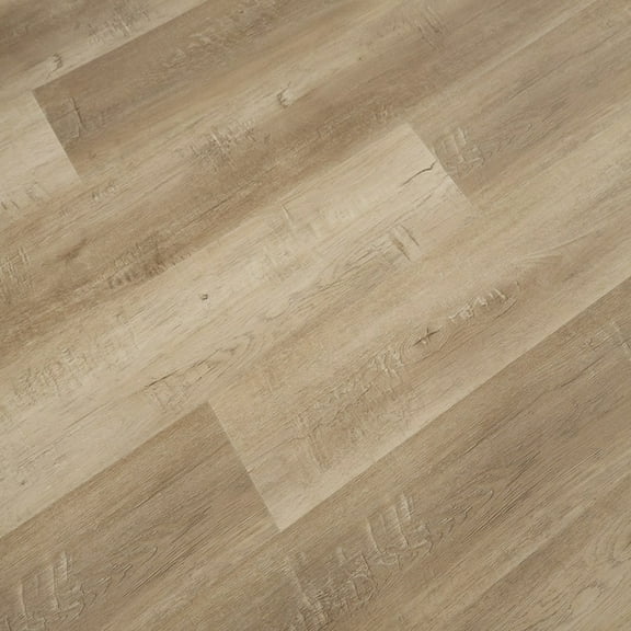 Dekorman Silverlake Golden Oak 7.1 in. W x 48 in. L x 5 mm/20mil Waterproof Click Lock Luxury Vinyl Plank Flooring (23.64 sq. ft./case)