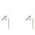 thumbnail image 3 of Justharion 5Pcs Hair Braid Bead Hair Extensions Hook + Decoration Wire Pulling Tool 2 2Set, 3 of 6