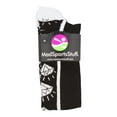 thumbnail image 2 of MadSportsStuff Crazy Socks with Diamonds Over the Calf (Black/White, Large, 2 of 2
