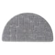 thumbnail image 1 of Ounissouiy Alfombrilla de baño, alfombra suave, alfombrilla semicircular de microfibra para puerta, alfombra esponjosa absorbente de agua y antideslizante Decoración del hogar gris 40x68cm Ounissouiy HA7267-01B, 1 of 6