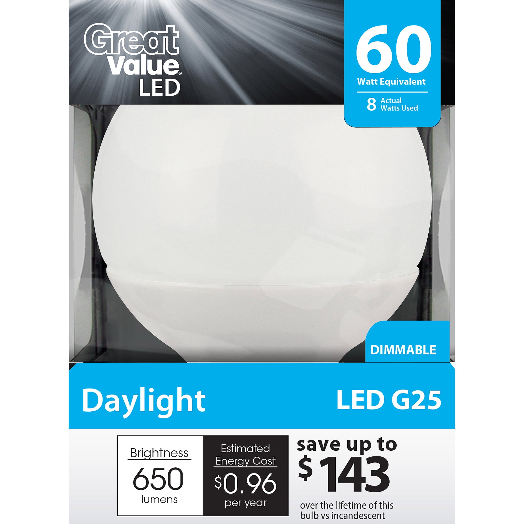 Bathroom Lighting Soft White Or Daylight great value led light bulb 9w (60w equivalent) a19, daylight, 2 Bathroom Lighting Soft White Or Daylight great value led light bulb 9w (60w equivalent) a19, daylight, 2