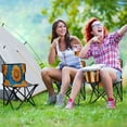 thumbnail image 6 of Folding Chair Camping Chair For Camping Picnicking Outdoor Beach and Travel Vibrant Digital Sunflower Painting, 6 of 8