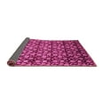thumbnail image 2 of Ahgly Company Indoor Round Abstract Pink Modern Area Rugs, 5' Round, 2 of 4