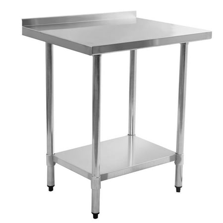 Stainless Backsplash - Costway 24'' x 30'' Stainless Steel Work Prep Table with Backsplash Kitchen Restaurant