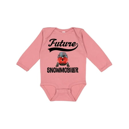 

Inktastic Snowmobiling Future Snowmobiler Gift Baby Boy or Baby Girl Long Sleeve Bodysuit