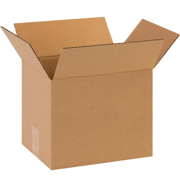 Box Partners Corrugated Boxes 10" x 8" x 10" Kraft 25/Bundle 10810