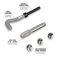 thumbnail image 3 of Performance Tool W86908 7/16-14 Thread Repair Kit, Stainless Steel, 3 of 5