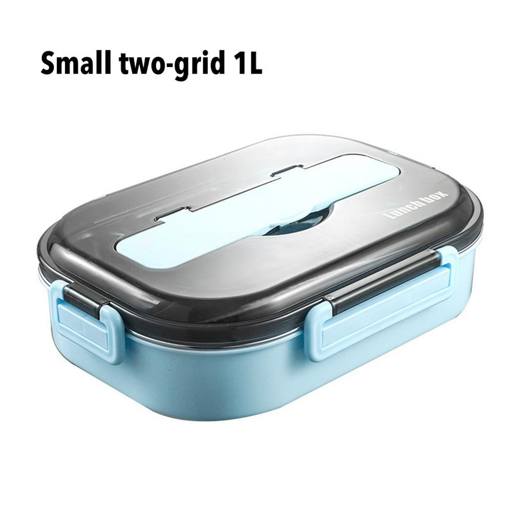 Square Stainless Steel Insulation Lunch Box Bento Box Snack Container ...