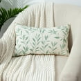thumbnail image 2 of VOGOL Farmhouse Decorative Pillow Cover, Country Green Leaves Pattern Printing Accent Cushion Cases for Bed Couch Chair, 12x20 inches, 1 Piece, 2 of 7