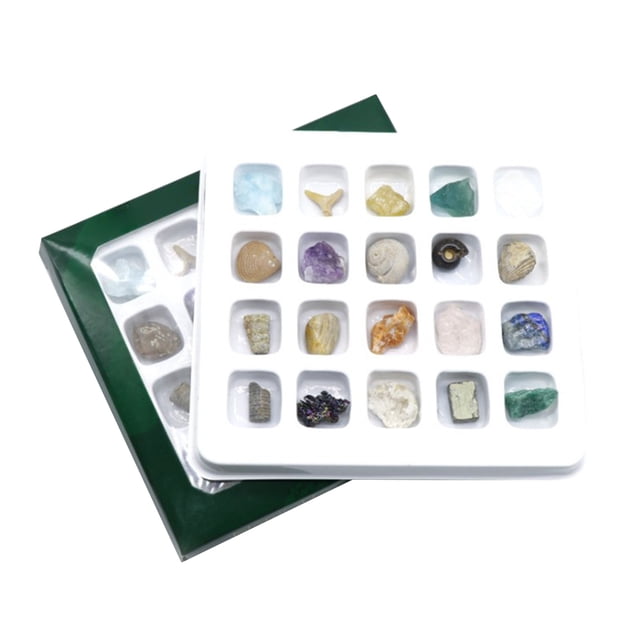 Natural Agate Stone Kids Teaching Materials Geology Enthusiasts Collection Gifts 20 Kinds Of Mini Size Natural Agate Stone Rocks Minerals Fossils Kids Teaching Materials For