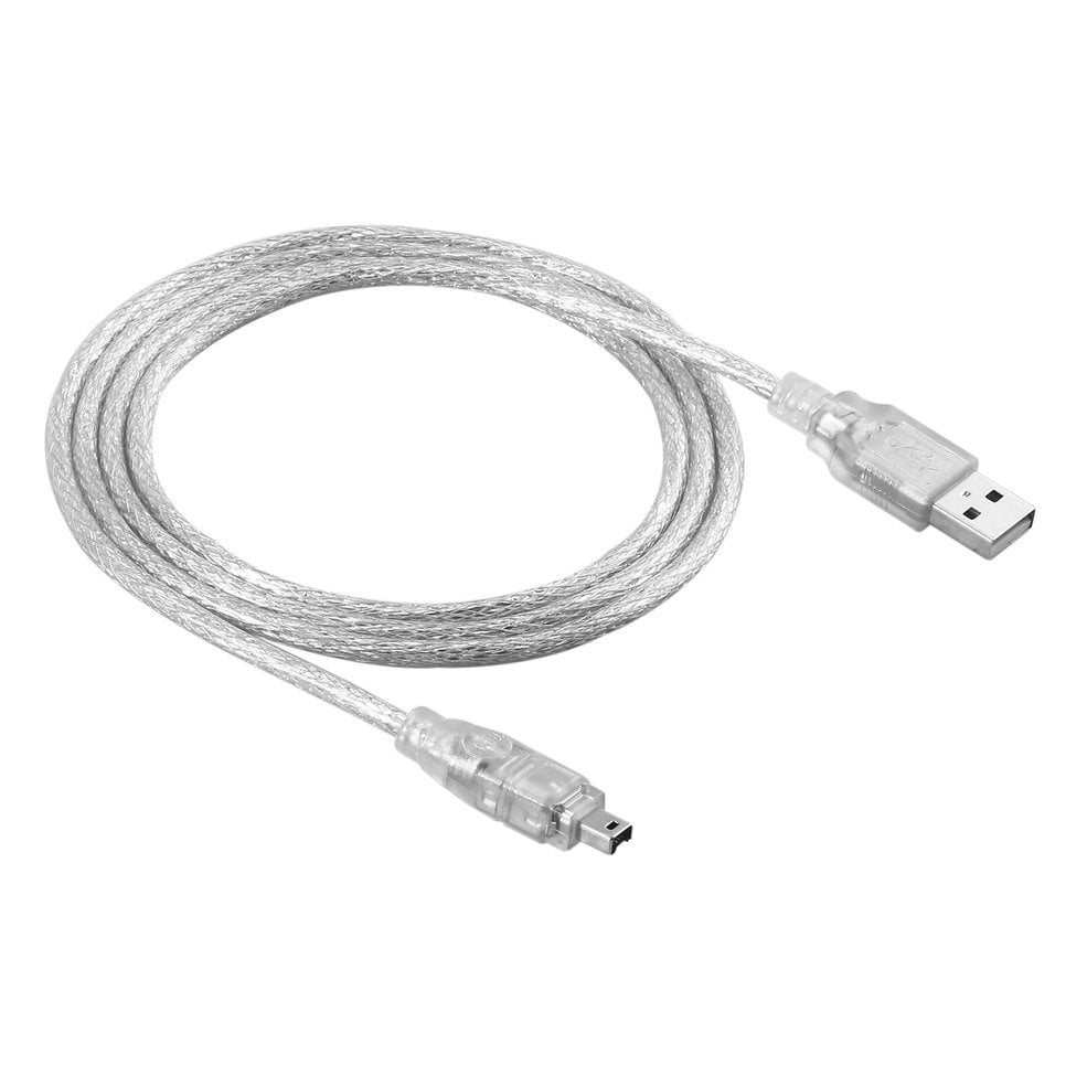 4ft USB 2.0 Male To Firewire iEEE 1394 4 Pin Male iLink Adapter Cable Cord HF 