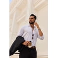 thumbnail image 3 of sogami Wrinkle Free Dresses Shirt For men Stretch Long Sleeve Button Down shirt Business, 3 of 9