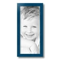 thumbnail image 2 of ArtToFrames 7" x 16" Blue Picture Frame, 7x16 inch Blue Wood Poster Frame (WOM-4427),  Pack, 2 of 8