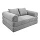 thumbnail image 1 of SOFA CAMA TEDDY QUEEN SIZE CHENILLE SILVER, 1 of 1