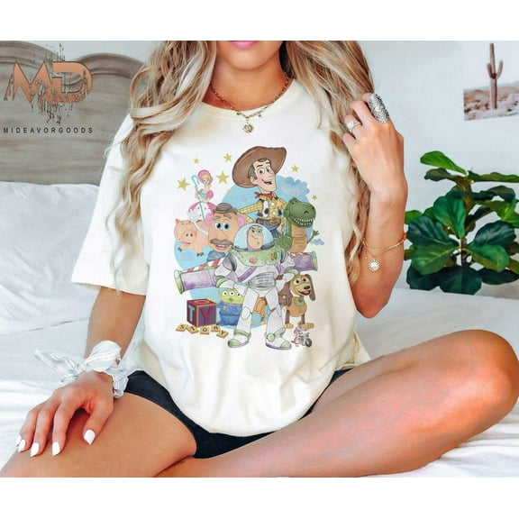 Retro Disney Toy Story Comfort Colors Shirt, To Infinity and Beyond T-Shirt, Friends Matching Group Trip Tee