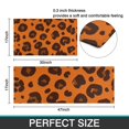 thumbnail image 7 of Orange and Brown Of Leopard Print Kitchen Rugs Sets Of 2,Anti Fatigue Kitchen Mat Rugs Non Slip Washable,Decorative Kitchen Floor Mats for Kitchen,Sink,Laundry,17"x30"+17"x47", 7 of 7