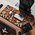 thumbnail image 2 of Long Mouse Pads for Desk,Halloween Pumpkins Bats and Spider Webs Desk Mats on Top Of Desks, Desk Mouse Pad Extra Large with 3mm Non-Slip Base and Stitched Edge for Gaming,Office,Work,Home 35.4x15.7in, 2 of 5