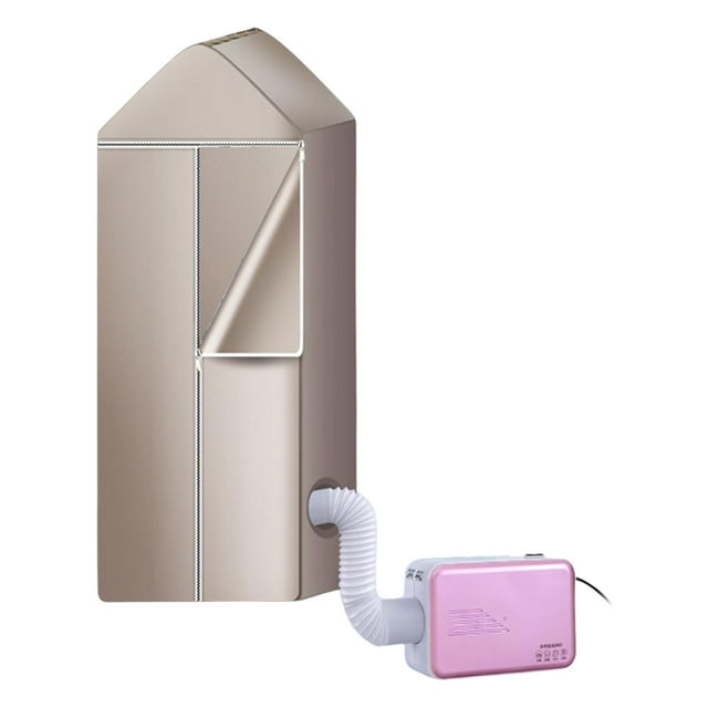 Secadora de ropa portátil de secado rápido, plegable, multifunción, de bajo ruido, eléctrica de 600 W para Rvs, hogar, viajes, apartamentos, Camping Violeta Sunnimix Secador doméstico