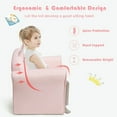 thumbnail image 5 of Resenkos Kids Upholstered Cat Armrest Couch Sofa with Linen Fabric, Kids Chairs for Kids, 5 of 10