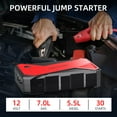 thumbnail image 2 of Arrancador portátil para coche DBPOWER 1000A, 12 V, iones de litio, 2 of 7