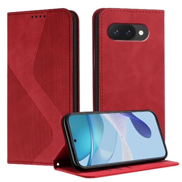 Funda Cartera GANGXUN para Google Pixel 9A , Soporte, Ranuras para Tarjetas y Cierre Magnético