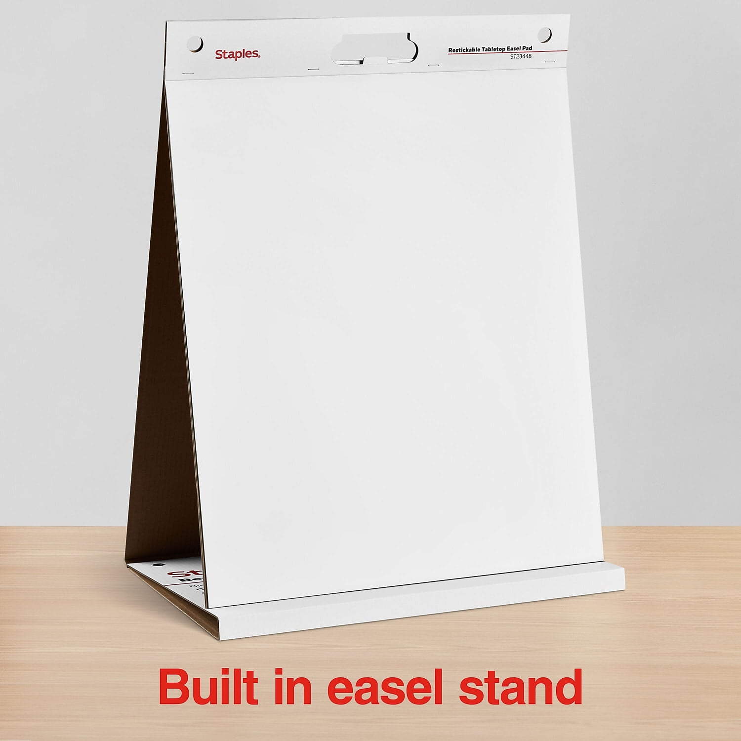 MyOfficeInnovations Stickies Tabletop Easel Pad 20" x 23" White 20 Sheets/Pad (23448) 958102