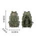 thumbnail image 3 of RKSTN school backpack Camouflage Multi High Capacity Functional Backpack Pack, Double Shoulder Hip Belt Bag Packs Water Resitive Bag Pouch Hiking Climbing Outdoor Backpack, 3 of 8