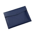 thumbnail image 4 of 2x Carpeta De Cuero PU Organizador De Archivos Expandible Portátil Para La Enseñanza En El Hogar Familia Azul, 4 of 8