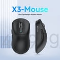 thumbnail image 3 of ATTACK SHARK X3 49g SUPERLIGHT Gaming Mouse, PixArt PAW3395 Sensor, BT/2.4G Wireless/Wired, 6 Adjustable DPI up to 26000, for Win10/11/Xbox/PS/Mac, 3 of 11