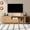 Wood, variant on Modern TV Stand for TVs Up to 75" with Sliding Wood Doors, Media Console Table Entertainment Center with Storage Drawers and Rounded Corners for Living Room
