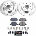 thumbnail image 3 of PowerStop Rear Z23 Evolution Sport Carbon-Fiber Ceramic Brake Pad and Drilled & Slotted Rotor Kit Fits: FIAT Select Models K7169, 3 of 10